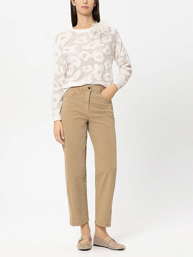 LUISA CERANO Jeans Balloon Fit Camel 36 2